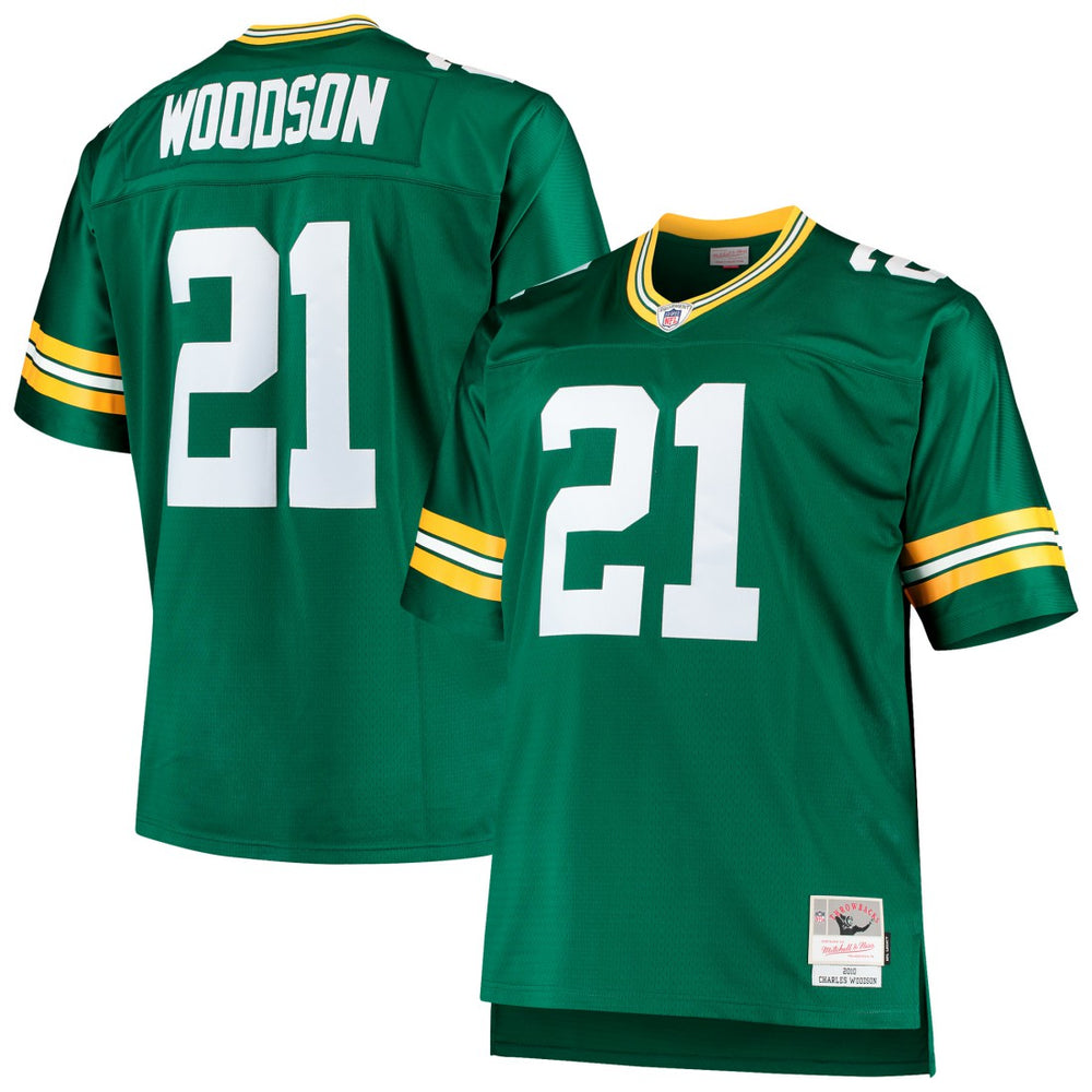 Charles Woodson Green Bay Packers Big & Tall 2010 Retired Player Replica Jersey - Green on sale