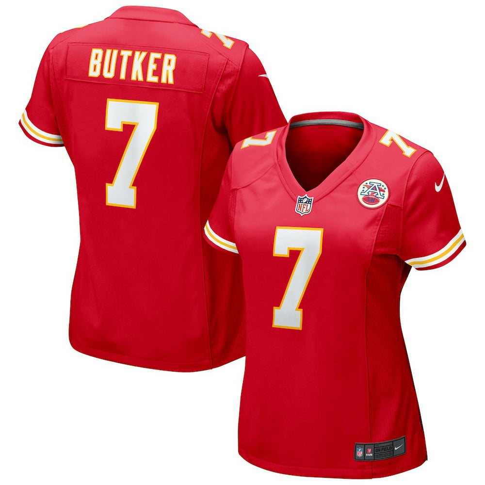 Harrison Butker Kansas City Chiefs Women's Game Jersey - Red | Nike for sale