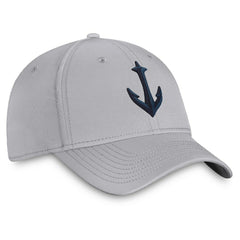 Seattle Kraken Fanatics Secondary Logo Flex Hat Gray
