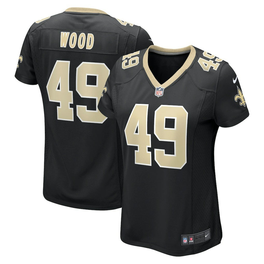 Zach Wood New Orleans Saints Women's Game Jersey - Black | Nike for sale