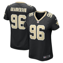 Carl Granderson New Orleans Saints Women's Game Jersey - Black | Nike for sale