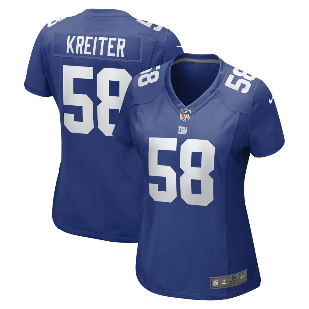 Casey Kreiter New York Giants Women's Game Jersey - Royal | Nike discount