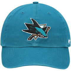 San Jose Sharks '47 Team Clean Up Adjustable Hat Teal
