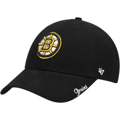 Boston Bruins '47 Women's Team Miata Clean Up Adjustable Hat Black