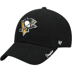 Pittsburgh Penguins '47 Women's Team Miata Clean Up Adjustable Hat Black