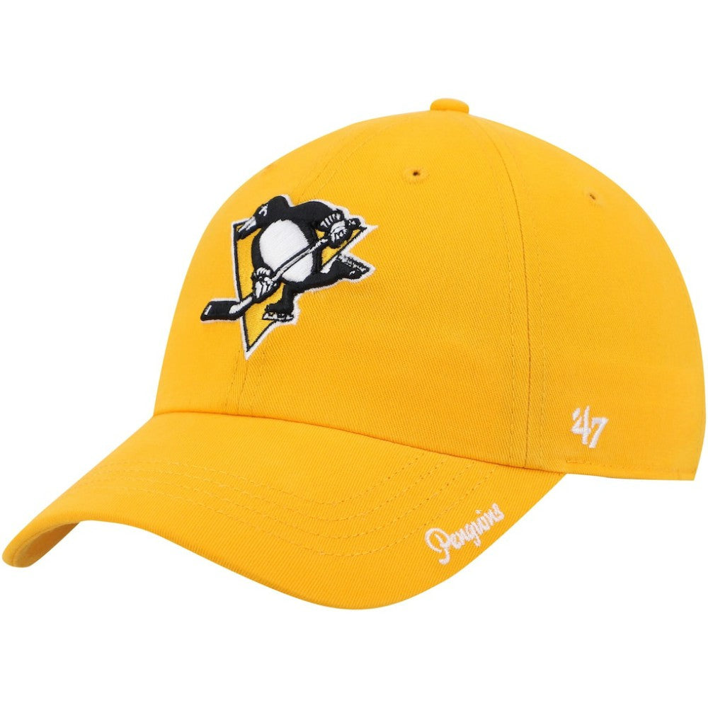Pittsburgh Penguins '47 Women's Team Miata Clean Up Adjustable Hat Gold