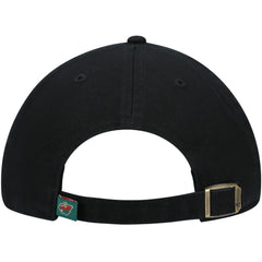 Minnesota Wild '47 Team Clean Up Adjustable Hat Black