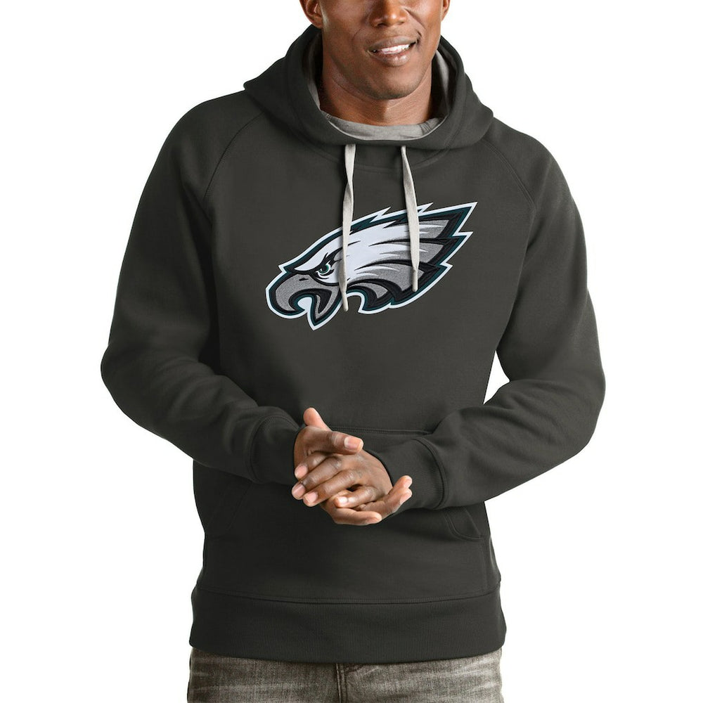 Philadelphia Eagles Antigua Victory Pullover Hoodie - Charcoal online