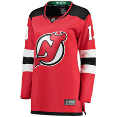 Nico Hischier New Jersey Devils Fanatics Women's Breakaway Home Player Jersey Red