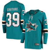 Logan Couture San Jose Sharks Fanatics Women's Breakaway Home Player Jersey Teal