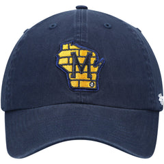 Milwaukee Brewers Clean Up Adjustable Hat - Navy | 47 brand