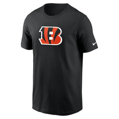Cincinnati Bengals Primetime Logo Essential T-Shirt - Black | Nike for sale