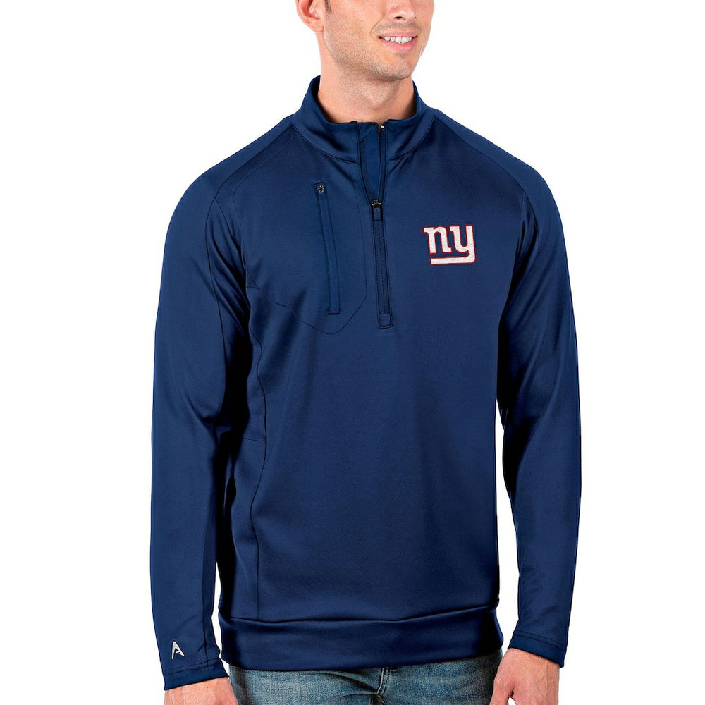 New York Giants Antigua Generation Quarter-Zip Pullover Jacket - Royal outlet