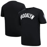 Brooklyn Nets Pro Standard Chenille T-Shirt - Black sale