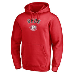 Cincinnati Reds Cooperstown Winning Streak Personalized Name & Number Pullover Hoodie - Red