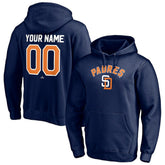 San Diego Padres Cooperstown Winning Streak Personalized Name & Number Pullover Hoodie - Navy