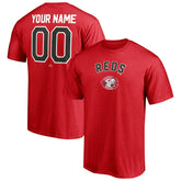 Cincinnati Reds Cooperstown Winning Streak Personalized Name & Number T-Shirt - Red