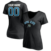 Tampa Bay Rays Women's Cooperstown Winning Streak Personalized Name & Number V-Neck T-Shirt - Black
