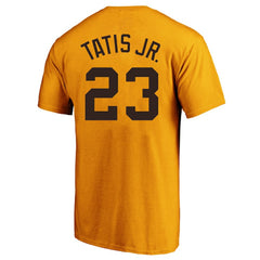 Fernando Tatis Jr. San Diego Padres Big & Tall Name & Number T-Shirt - Gold