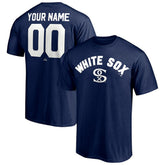 Chicago White Sox Cooperstown Winning Streak Alternate Personalized Name & Number T-Shirt - Navy