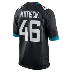 Ross Matiscik Jacksonville Jaguars Alternate Game Jersey - Black | Nike on sale