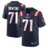 Mike Onwenu New England Patriots Team Game Jersey - Navy | Nike outlet