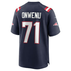 Mike Onwenu New England Patriots Team Game Jersey - Navy | Nike outlet