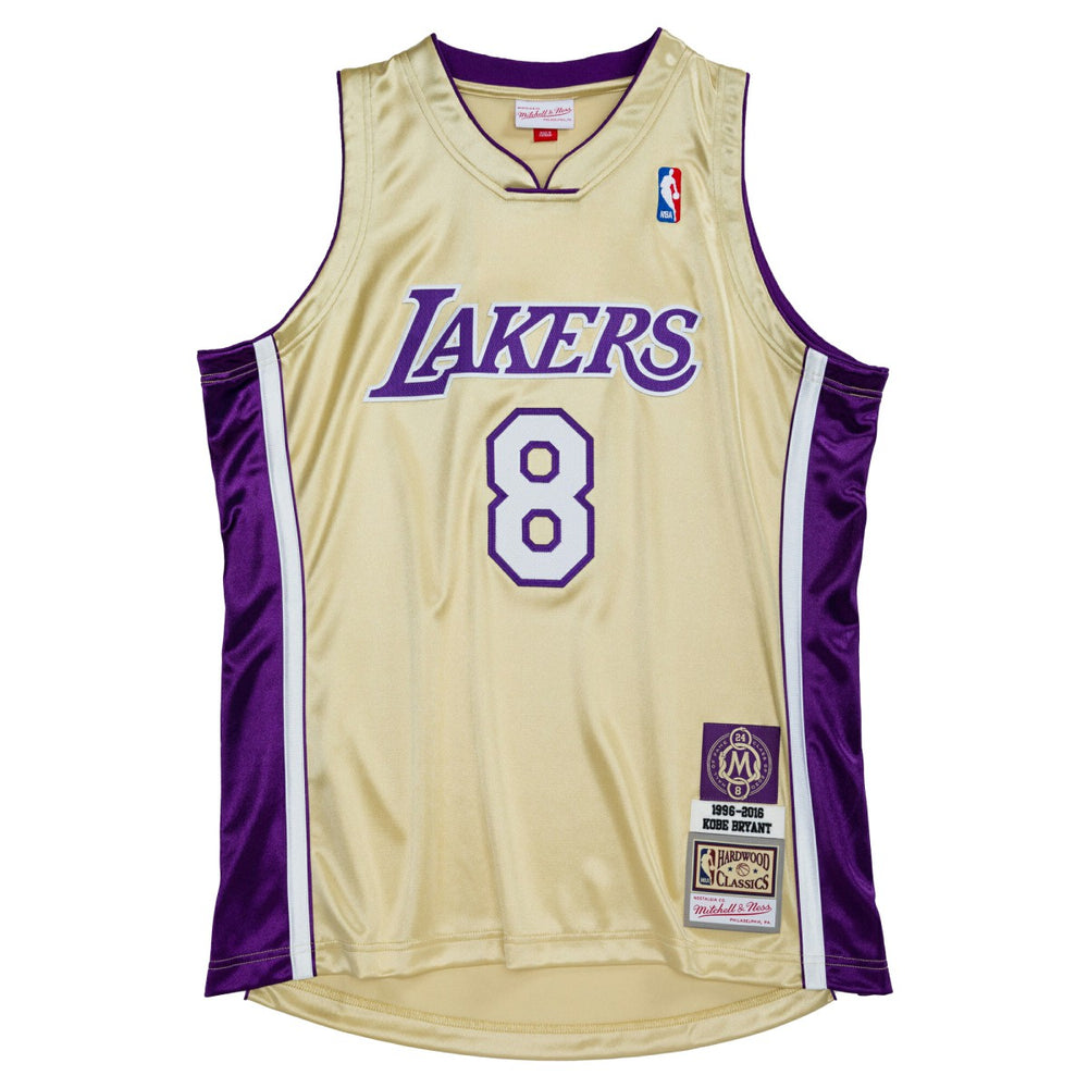 Kobe Bryant Los Angeles Lakers Hall of Fame Class of 2020 #8 Authentic Jersey - Gold | Mitchell & Ness cheap