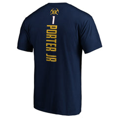 Michael Porter Jr. Denver Nuggets Playmaker Name & Number T-Shirt sale - Navy shop