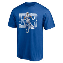 Shaquille Leonard Indianapolis Colts Powerhouse Player Graphic T-Shirt - Royal for sale