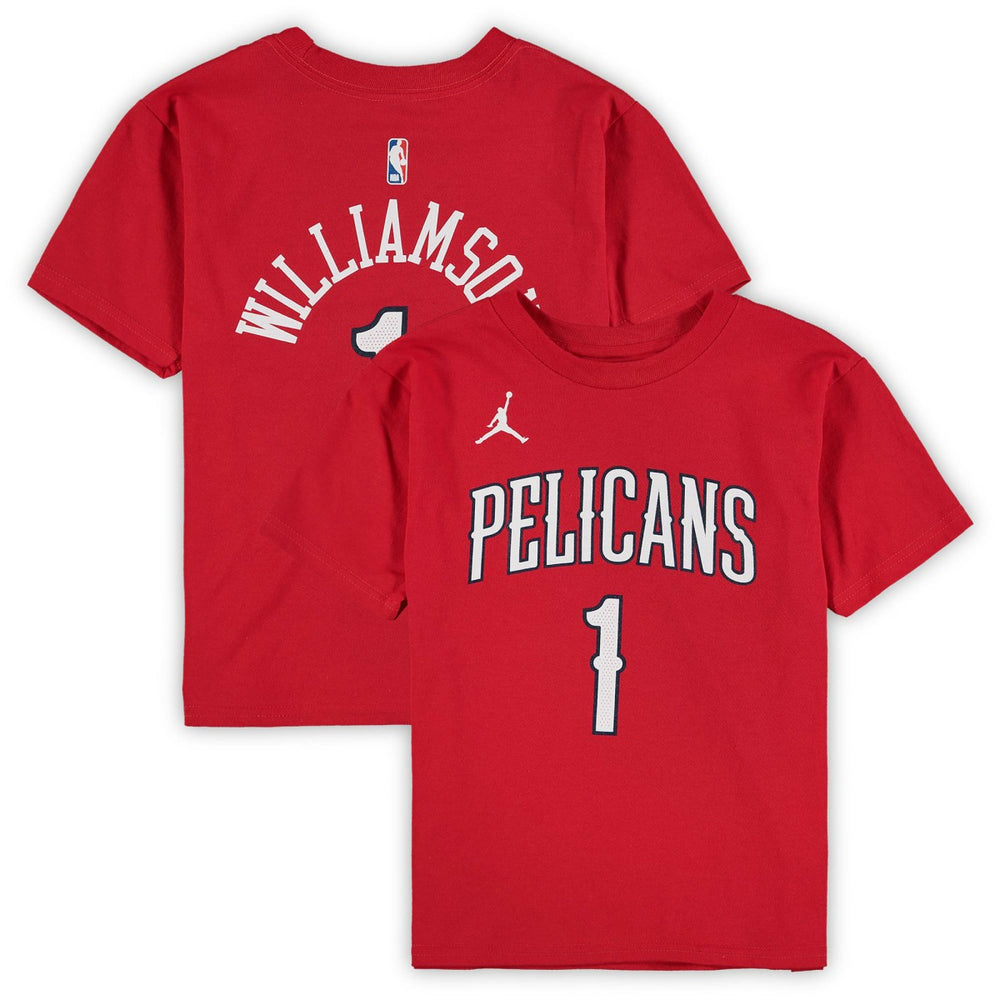 Zion Williamson New Orleans Pelicans Jordan Brand Preschool Statement Edition Name & Number T-Shirt - Red online