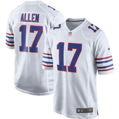 Josh Allen Buffalo Bills Alternate Game Player Jersey - White | Nike outlet