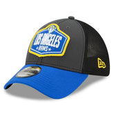 Los Angeles Rams New Era 2021 NFL Draft Trucker 39THIRTY Flex Hat - Graphite/Royal online