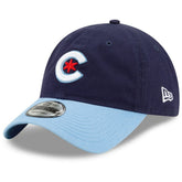 Chicago Cubs 2021 City Connect 9TWENTY Adjustable Hat - Navy/Light Blue | New Era