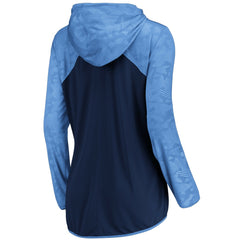 Tennessee Titans Women's Forever Fan Full-Zip Hoodie - Navy/Light Blue on sale
