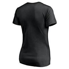 T.J. Watt Pittsburgh Steelers Women's Checkdown V-Neck T-Shirt - Black discount