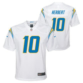 Justin Herbert Los Angeles Chargers Youth Game Jersey - White | Nike discount