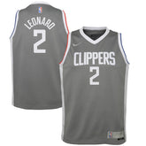 Kawhi Leonard LA Clippers Youth 2020/21 Swingman Player Jersey Gray - Earned Edition | Nike outlet