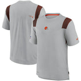 Cleveland Browns Sideline Player UV Performance T-Shirt - Gray | Nike online