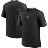 New Orleans Saints Sideline Player UV Performance T-Shirt - Black | Nike outlet