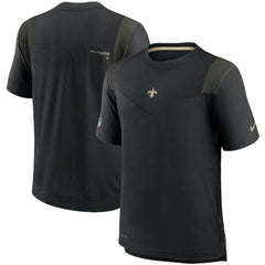 New Orleans Saints Sideline Player UV Performance T-Shirt - Black | Nike outlet