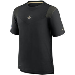 New Orleans Saints Sideline Player UV Performance T-Shirt - Black | Nike outlet