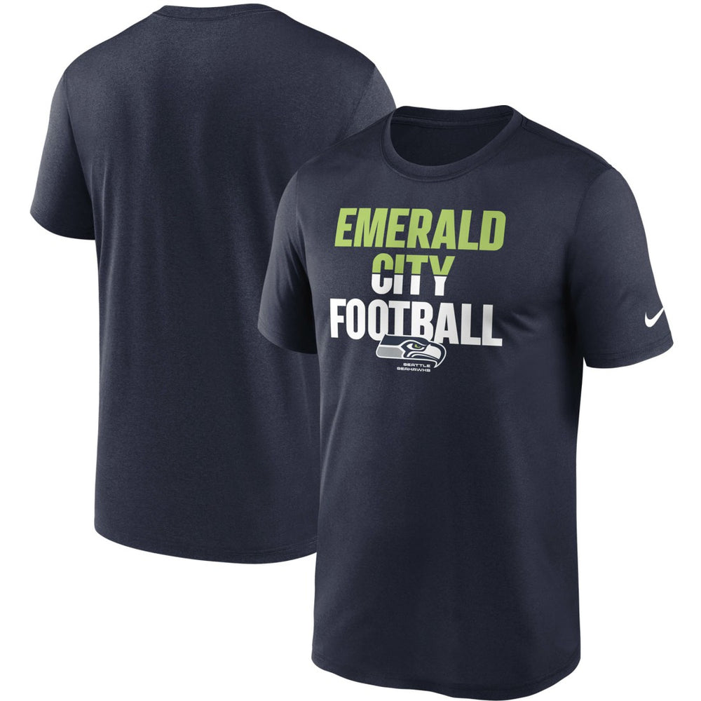 Seattle Seahawks Legend Local Phrase Performance T-Shirt - College Navy | Nike online