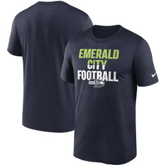 Seattle Seahawks Legend Local Phrase Performance T-Shirt - College Navy | Nike online