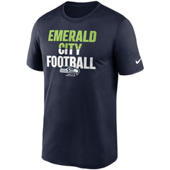Seattle Seahawks Legend Local Phrase Performance T-Shirt - College Navy | Nike online