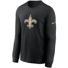 New Orleans Saints Primary Logo Long Sleeve T-Shirt - Black | Nike discount