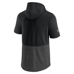 Philadelphia Flyers Fanatics Authentic Pro Travel and Training Short Sleeve Pullover Hoodie Black