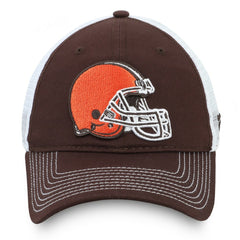 Cleveland Browns Fundamental Trucker Unstructured Adjustable Hat - Brown/White discount