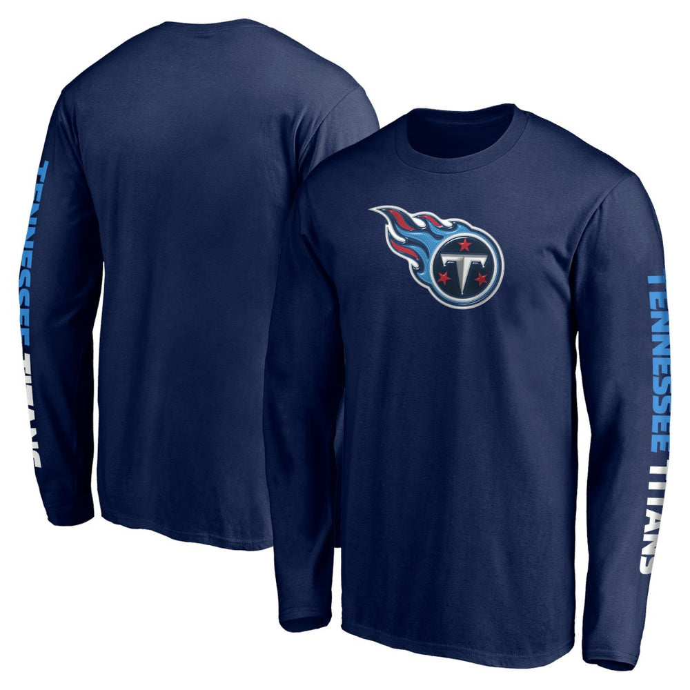 Tennessee Titans Front Runner Long Sleeve T-Shirt - Navy online