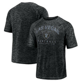 Las Vegas Raiders Shade Battle Ready Raglan Space-Dye T-Shirt - Black sale